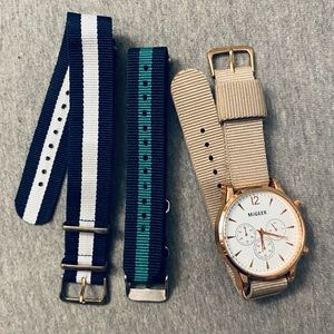 Migeer Weekender Style Explorer Watch + Straps